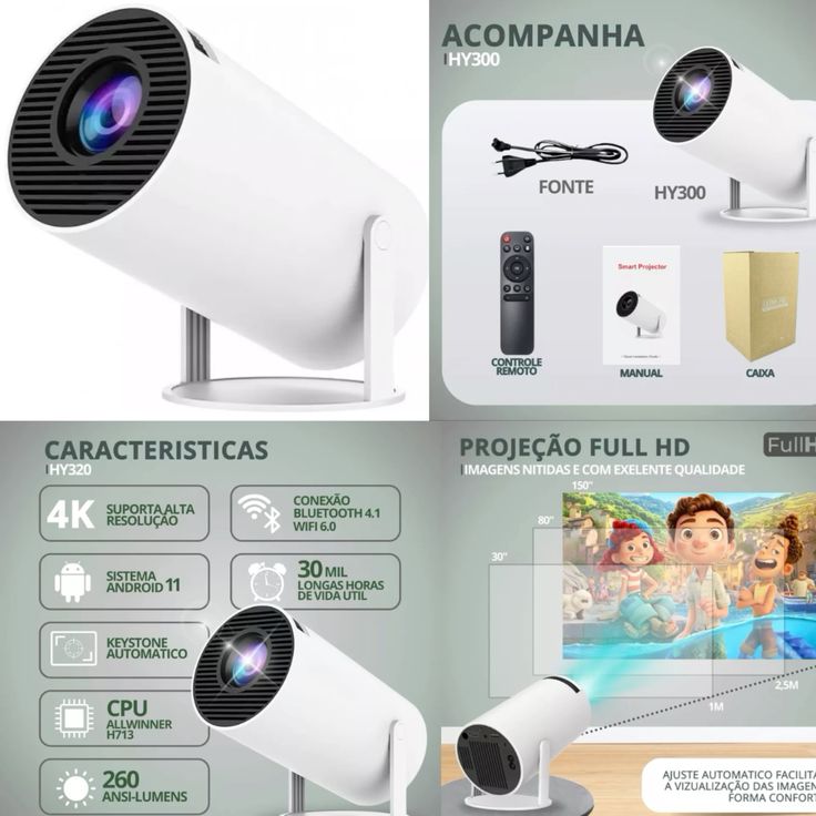 Cinematic 4K Home Theater Projector